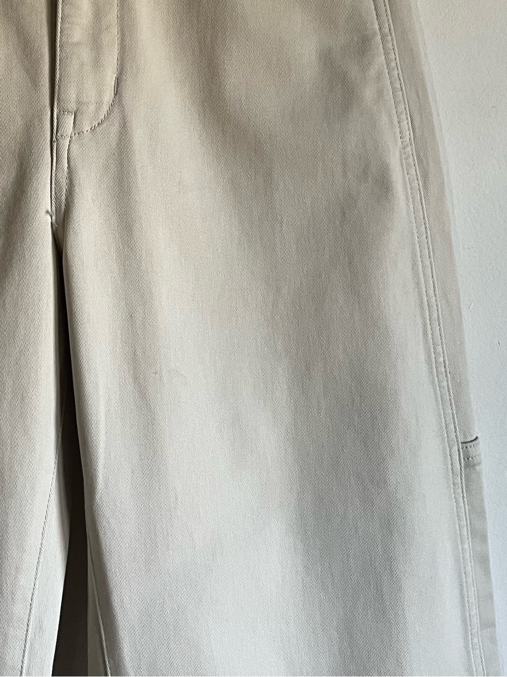 NWT Madewell Balloon Pant in Form Grey Khaki Cream Size 24 Barrel Leg $138 NW467 - Picture 4 of 15